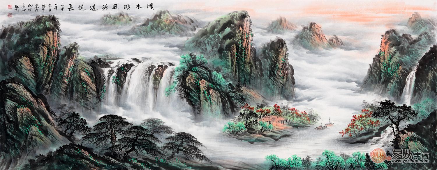 办公室软装搭配：哪些山水字画适合挂在老总办公室